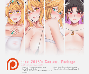 June 2018's Contents Package with PSD files