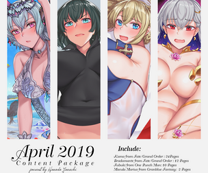 April 2019's Contents Package with PSD files