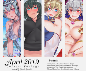 April 2019's Contents Package with PSD files