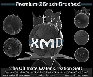 The Ultimate Water Creation Set - ZBrush Brushes