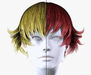 Female Short Hair - Futuristic Hair Style