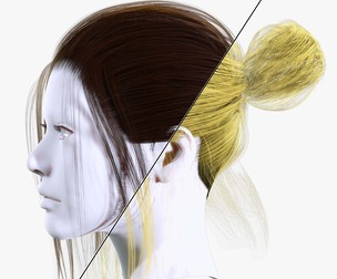 Female Bun Hairstyle Realtime