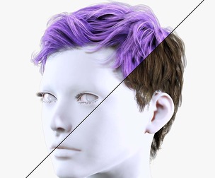 Female Cropped Hair