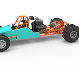 Dirt Dragster Version 3 Scale 1:25