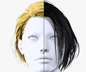 Female Messy Bob Hairstyle