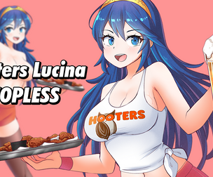 Hooters Lucina - TOPLESS VERSION