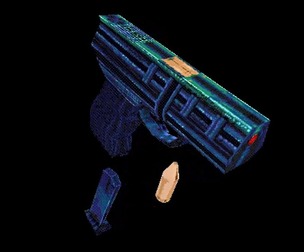 Combo Cyber Punk Guns Psx - 3D Models