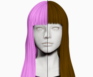 Medium Straight Hair