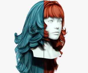 Female Long Hair - Fathered Hair Cut