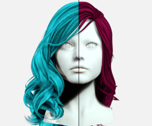 Female Wavy Hair