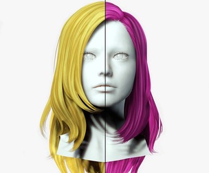 Straight Medium Female Hair