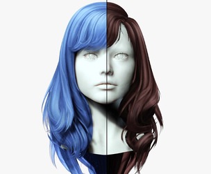 Female Colorable Hair