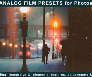 25 Analog Film Overlays for Artists
