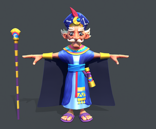 Stylized Egyptian Mage