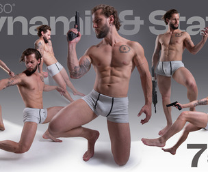 Male Dynamic and Static 750 Pose Reference Images