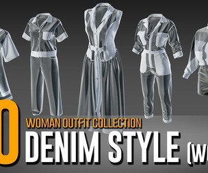 20 Women's Denim Style Wear Collection- VOL 19