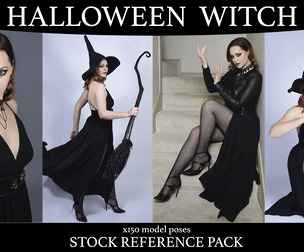 Halloween Witch - Stock Model Reference Pack