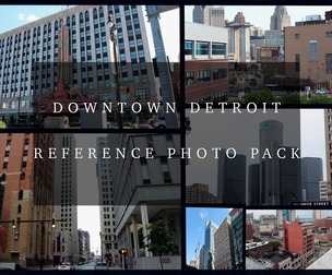 Downtown Detroit reference pack