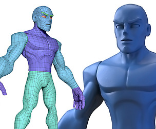 Infinidude - Stylized Male Base-Mesh