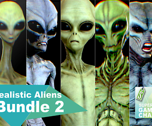 Realistic Aliens Bundle 2