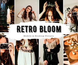 10 Retro Bloom Lightroom Presets