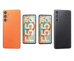 Samsung Galaxy F55 Black And Orange
