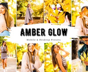 10 Amber Glow Lightroom Presets