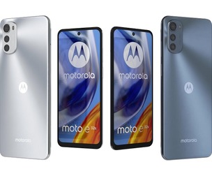 Motorola Moto E32s Blue And Silver