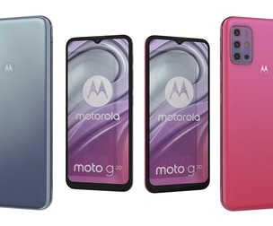 Motorola Moto G20 Gray And Red