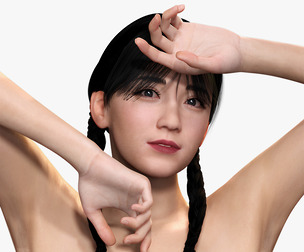Sakura Kurohana Asian Woman Perfect Base Shape