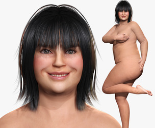 Rosie - The Curvy Beauty Naked 4K