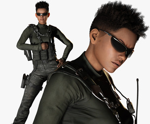 Raven Steele -Warrior Queen of the Frontlin