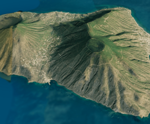 salina island 3d model terrain
