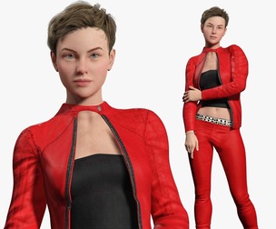 Amelia - Scarlet Allure Red Heat