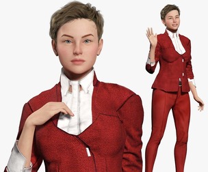 Amelia - Chic Blend Red and White