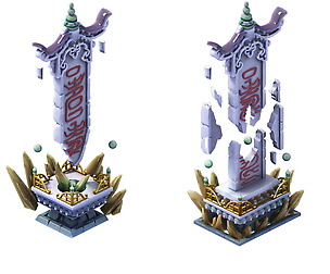 Game Model - Broken Rune Monument