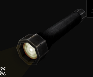 Flashlight Psx - 3D Model