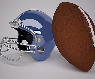 American Football Helmet