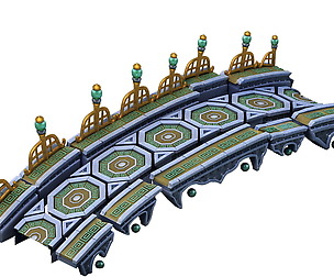 Game Model - Broken Stone Bridge Magic Star Bridge