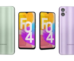 Samsung Galaxy F04 Green And Purple