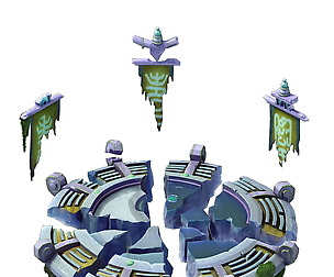 Game Model - Broken ruins of the old altar