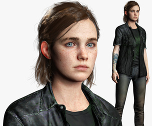 Ellie Last Of Us Full Rigged Ready