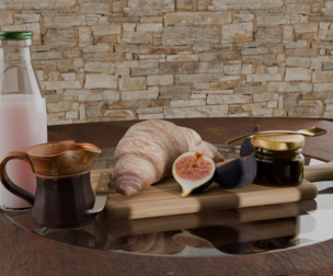 Artisanal Croissant Breakfast Set