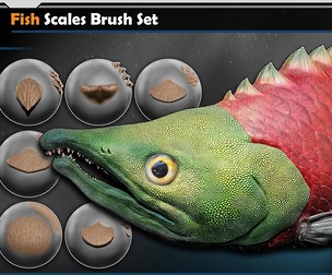 Fish Scales Brush Set Vol 15
