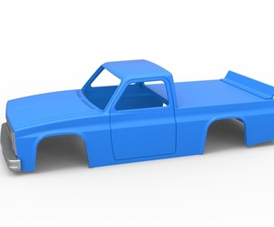 Shell of Vintage NASCAR race truck 1:25