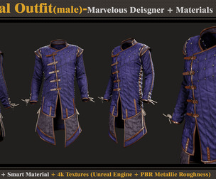 Medieval Outfit-Models+Materials