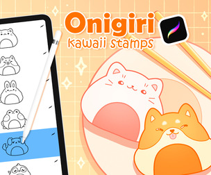 Anime Procreate Brushes Onigiri