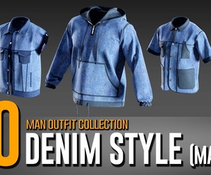 30 Man's Denim Style Wear Collection- VOL 21