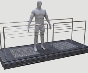 LowPoly Platform bridge MODEL Element1