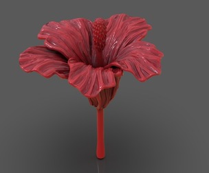 Hibiscus Flower Sculpt